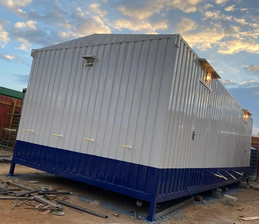 Mild Steel Rectangular Portable Cabin